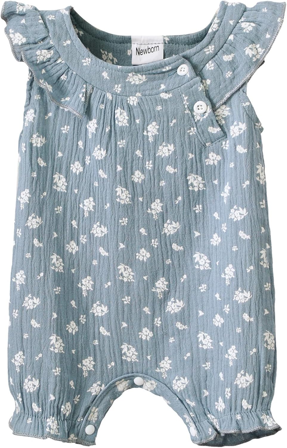 Newborn Baby Girl Clothes Romper Summer Outfits Infant Floral Short Sleeve Romper Jumpsuit Bodysuit