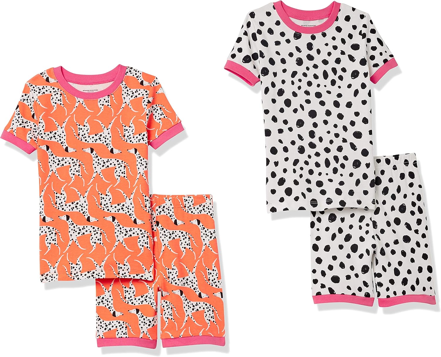 DC Unisex Babies, Toddlers and Kids' Snug-Fit Cotton Pajama Sleepwear Sets, 2-Piece