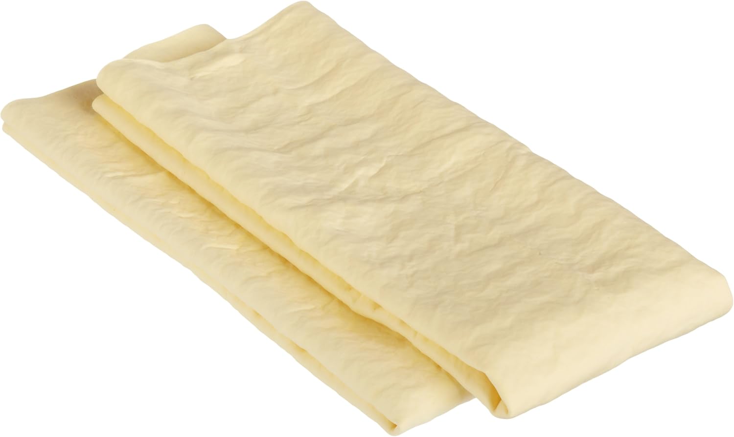 Drying Synthetic Chamois, Cleaning Cloth, 26" x 17", 2 Pack, Yellow Yellow 26" x 17"