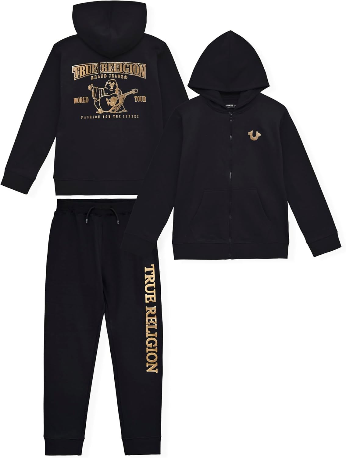 Boys Sweatshirts and Sweatpants for Kids 2 Piece Clothing Set Fleece Hoodie and Jogger Pants
