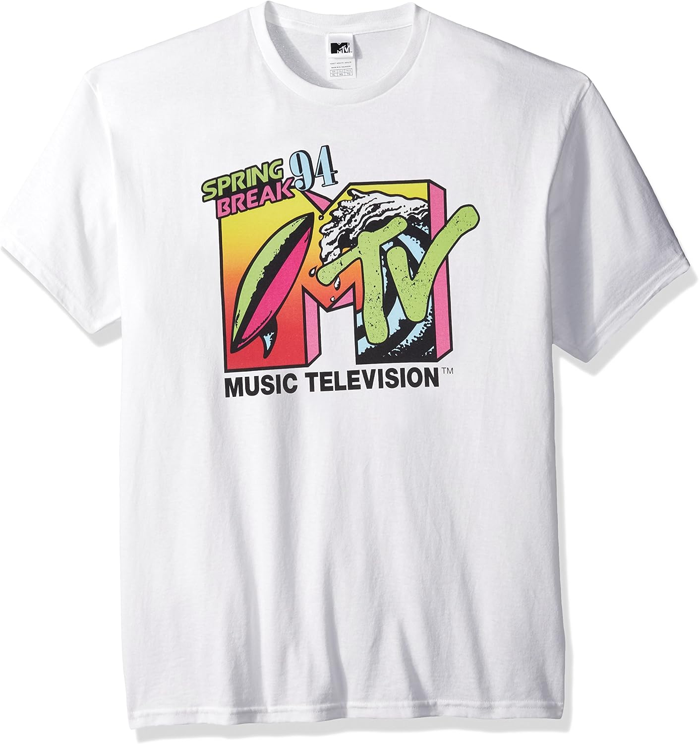 Men's Springbreak 94 Logo T-Shirt Large White