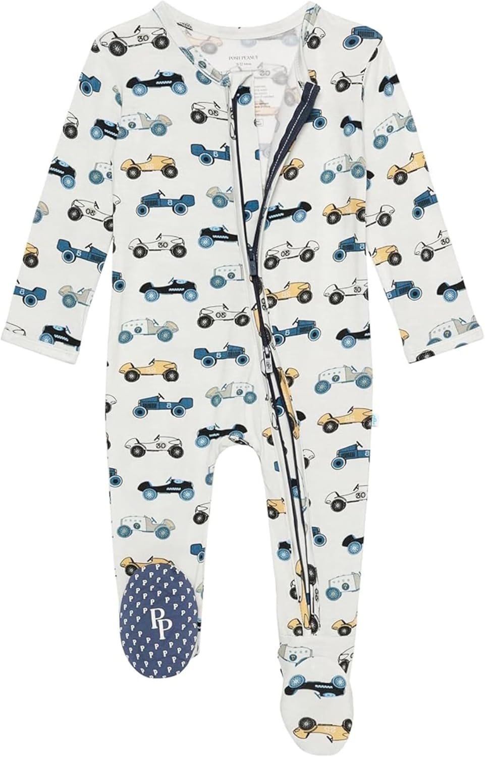 Baby Boy Footie Pajamas - Soft Viscose Made from Bamboo 2 Way Zipper Sleepers & Onesies