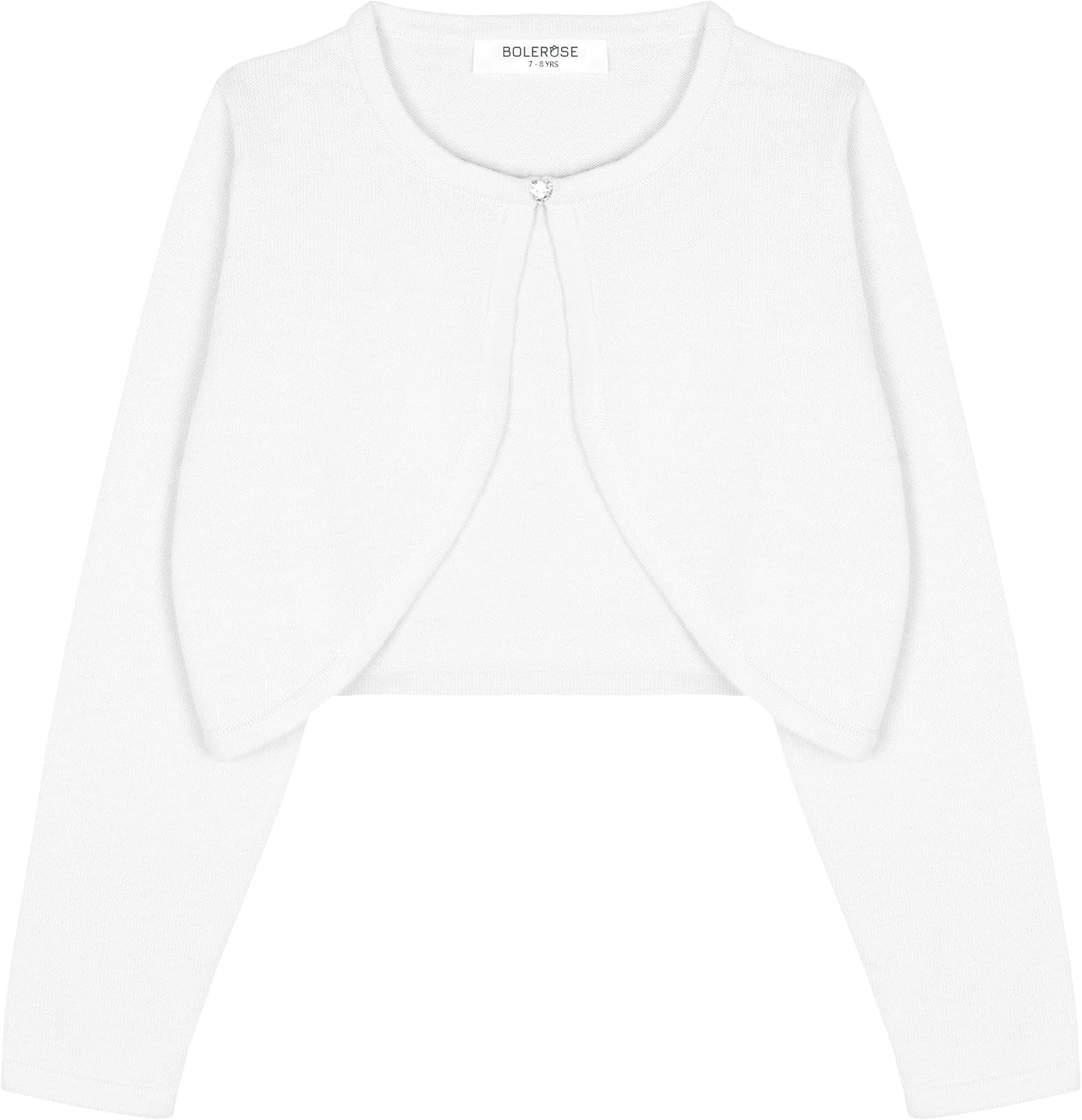 Girls Long Sleeve Cardigan Childrens Kids Bolero Shrug