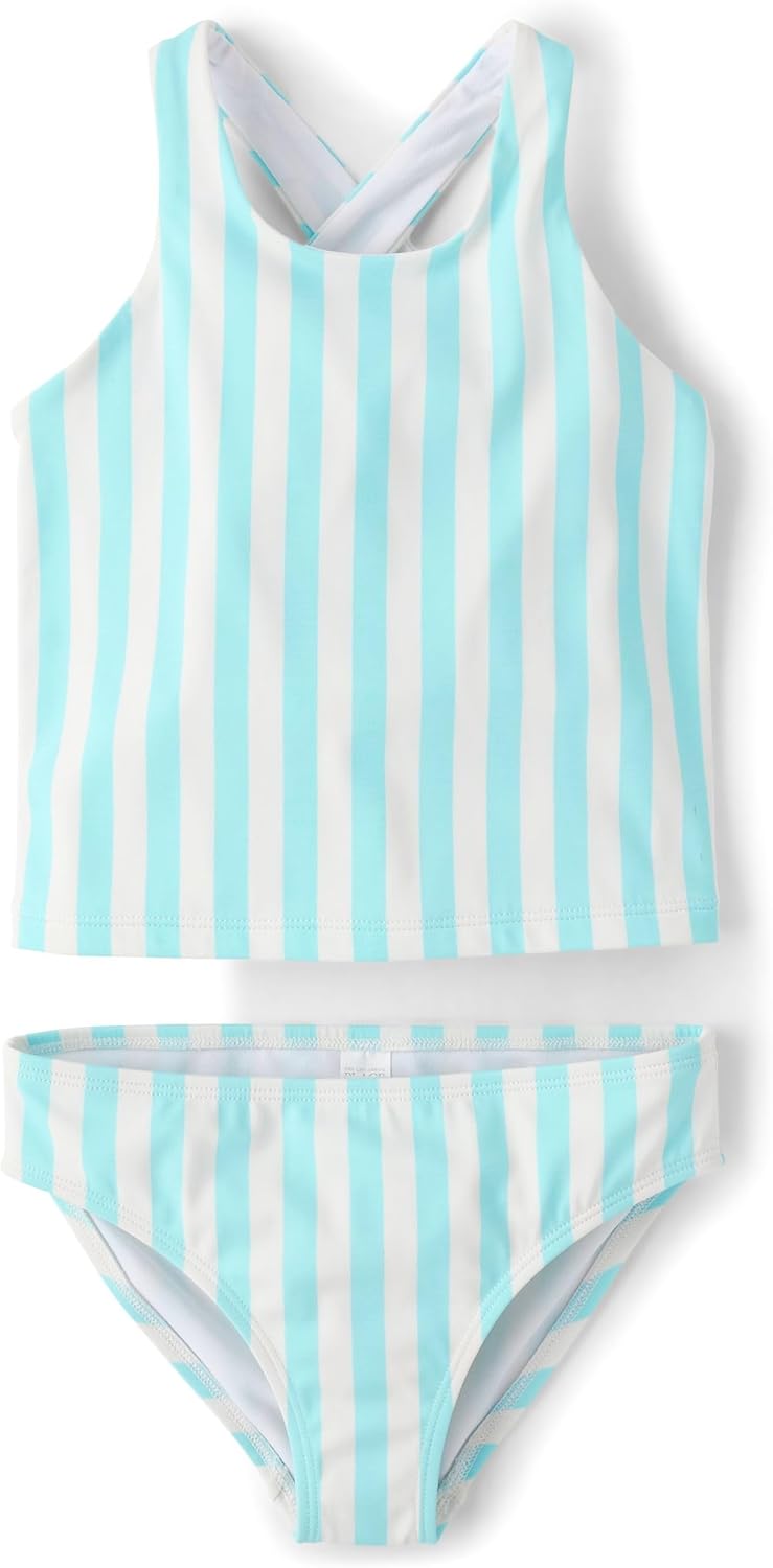 The Children's Place Girls' 2-Piece Tankini Swimsuit