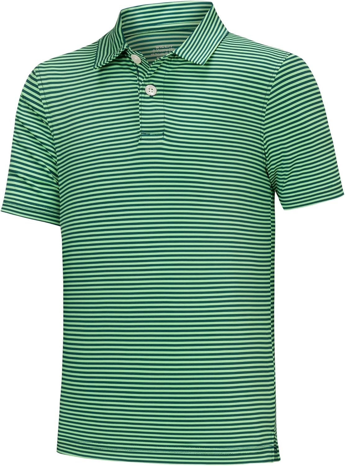 Boys' Golf Polo Shirts Short Sleeve Striped Performance Youth Athletic Shirts Kids Quick Dry Polos