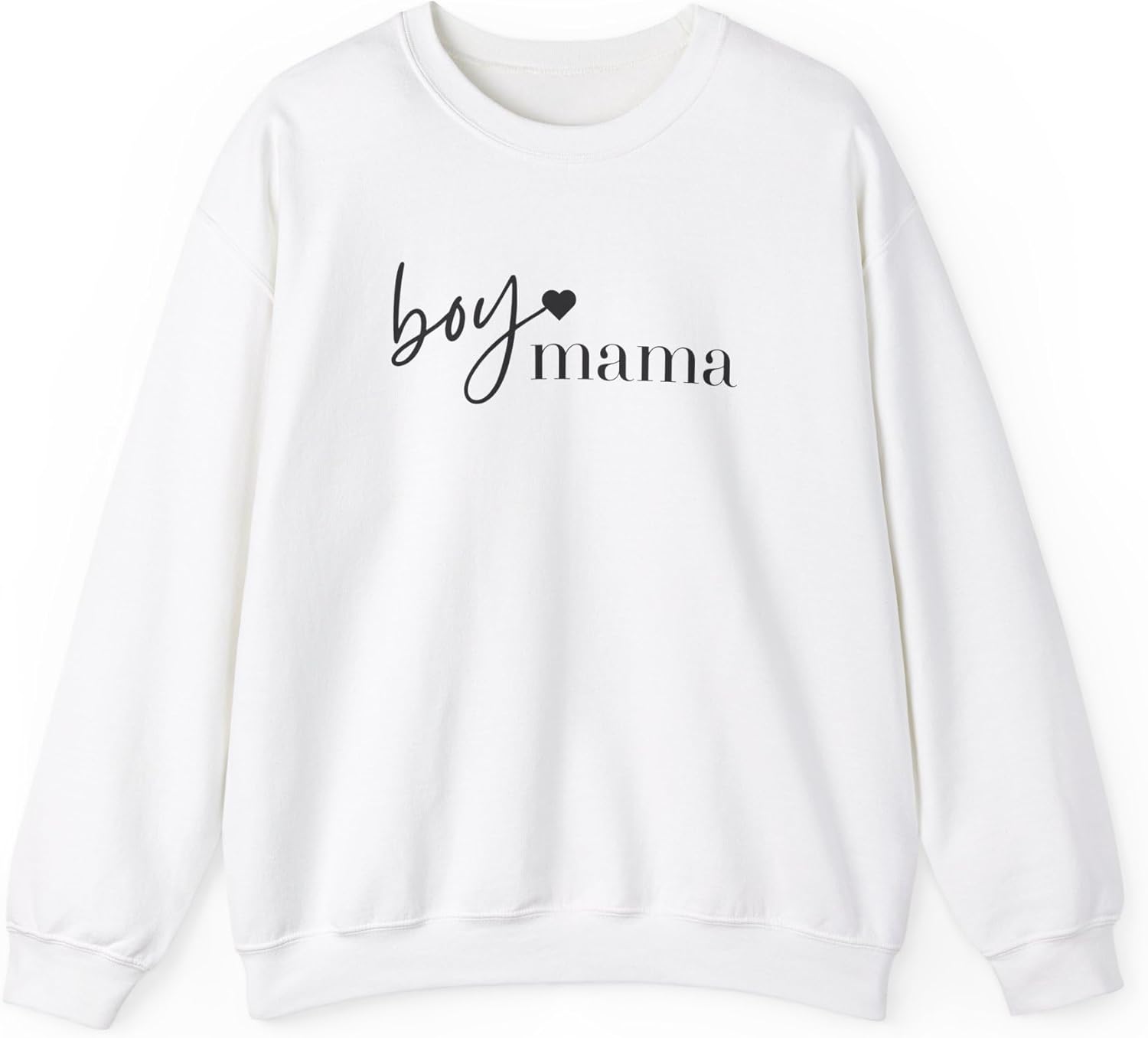 Boy Mama Crewneck Sweatshirt - Cozy Gift for Mothers - Casual Everyday Wear - Perfect for Mom Life, Mother's Day, Baby