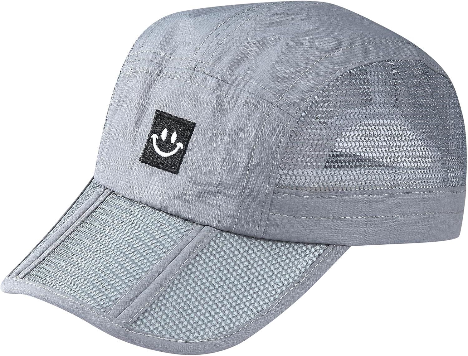 2 Pack Baby Baseball Cap UPF 50+ Foldable Adjustable Cute Embroidered Baseball Cap for Boys Girls 0-6 Years