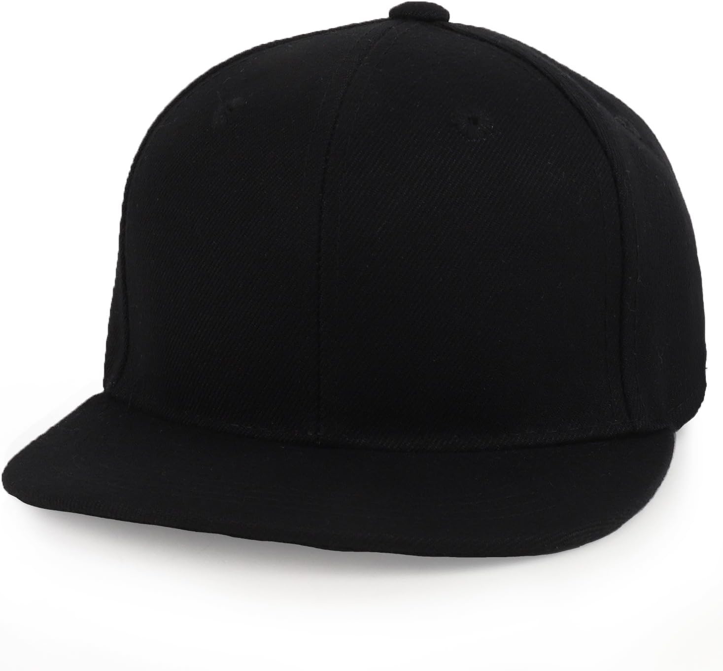 Infant to Toddler Kid's Plain Structured Flatbill Snapback Cap