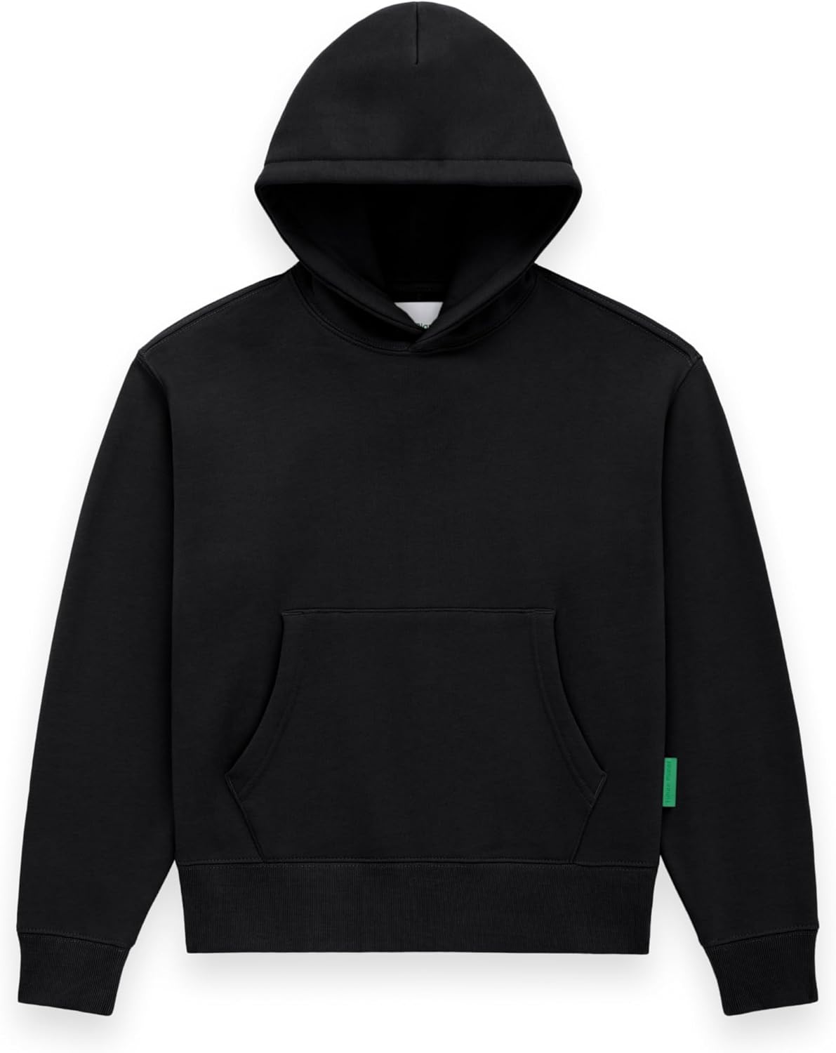 Kids Unisex (6-14) Jupiter Premium Fleece Lined Soft Cotton Pullover Hoodie Sweatshirt Loose Fit 6-7 Years Jet Black