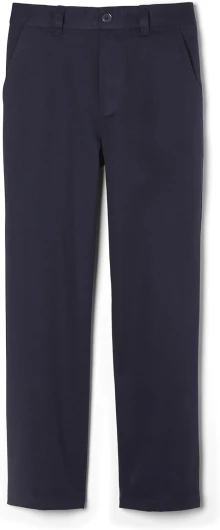 Boys' Pull-on Relaxed Fit School Uniform Pant (Standard & Husky) 8 Navy