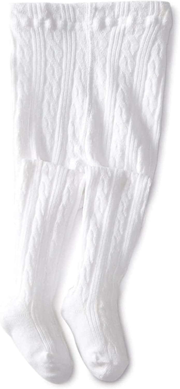 Girls 2-6X Cable Tight 2-4T White