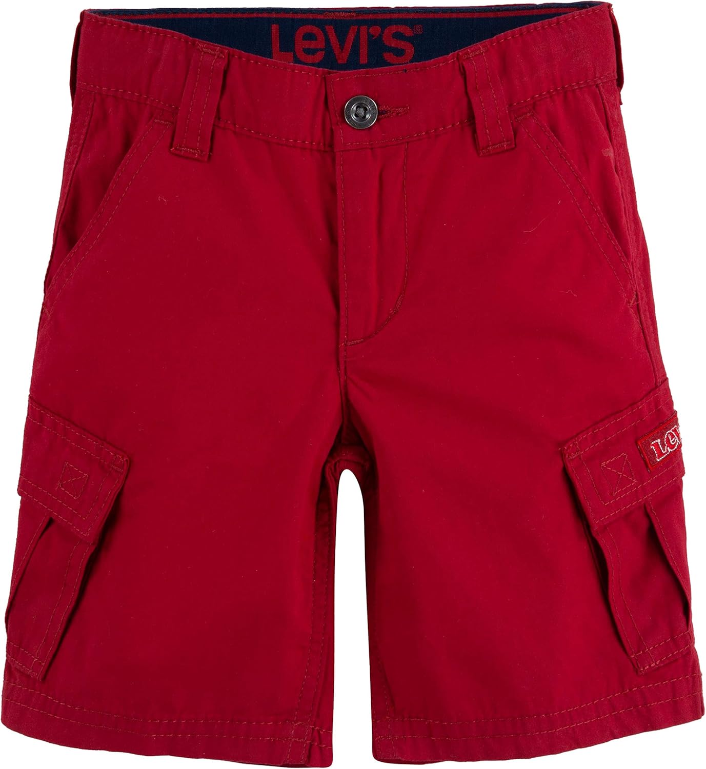 Levi's Boys' Cargo Shorts 7X Chili Pepper