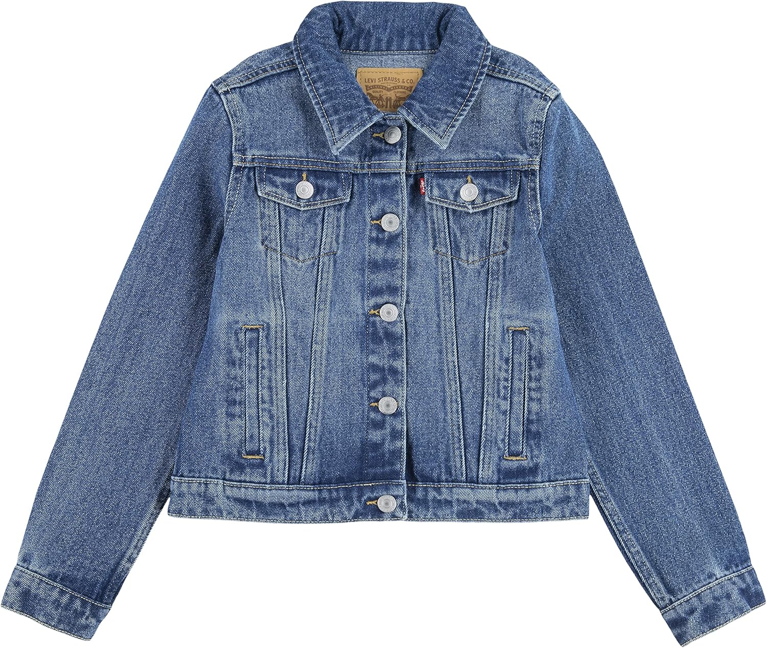 Levi's Girls' Denim Trucker Jacket Medium Bristol