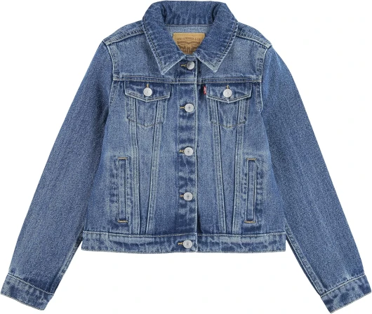 Levi's Girls' Denim Trucker Jacket Medium Bristol