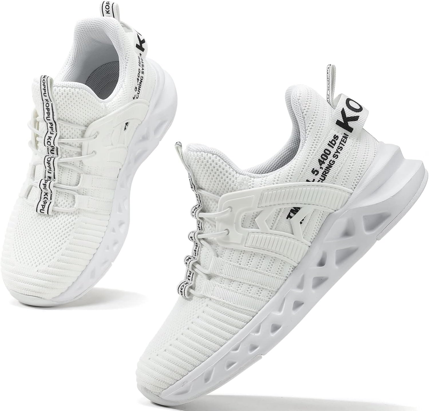 Kids Shoes Running Shoes Girls Boys Primary School Students Sports Shoes Spring and Autumn Casual Shoes 10 Toddler White-4