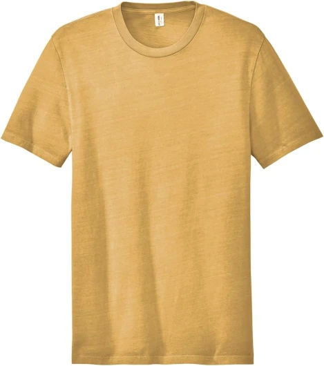 Unisex Mineral Dye Organic Cotton T-Shirt Medium Golden Wheat