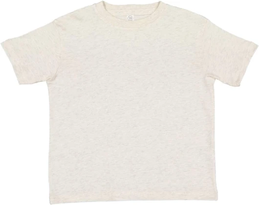 Soft Cotton Toddler T-Shirt Boys Girls - Little Kids Tee- Blank Child Tshirt Natural Heather 3T