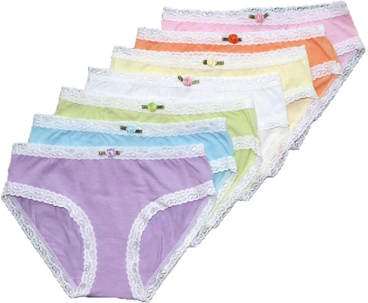 Esme Girl's Panty X-Large 7 Day Rainbow