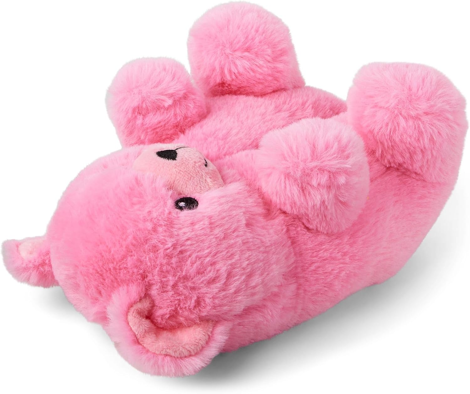 The Children's Place Unisex-Child and Toddler Boys and Girls Everyday Slippers 10-11 Little Kid Pink Bear