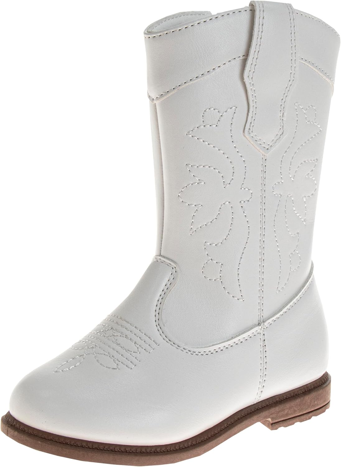 Girls Cowboy Boots 10 Toddler White