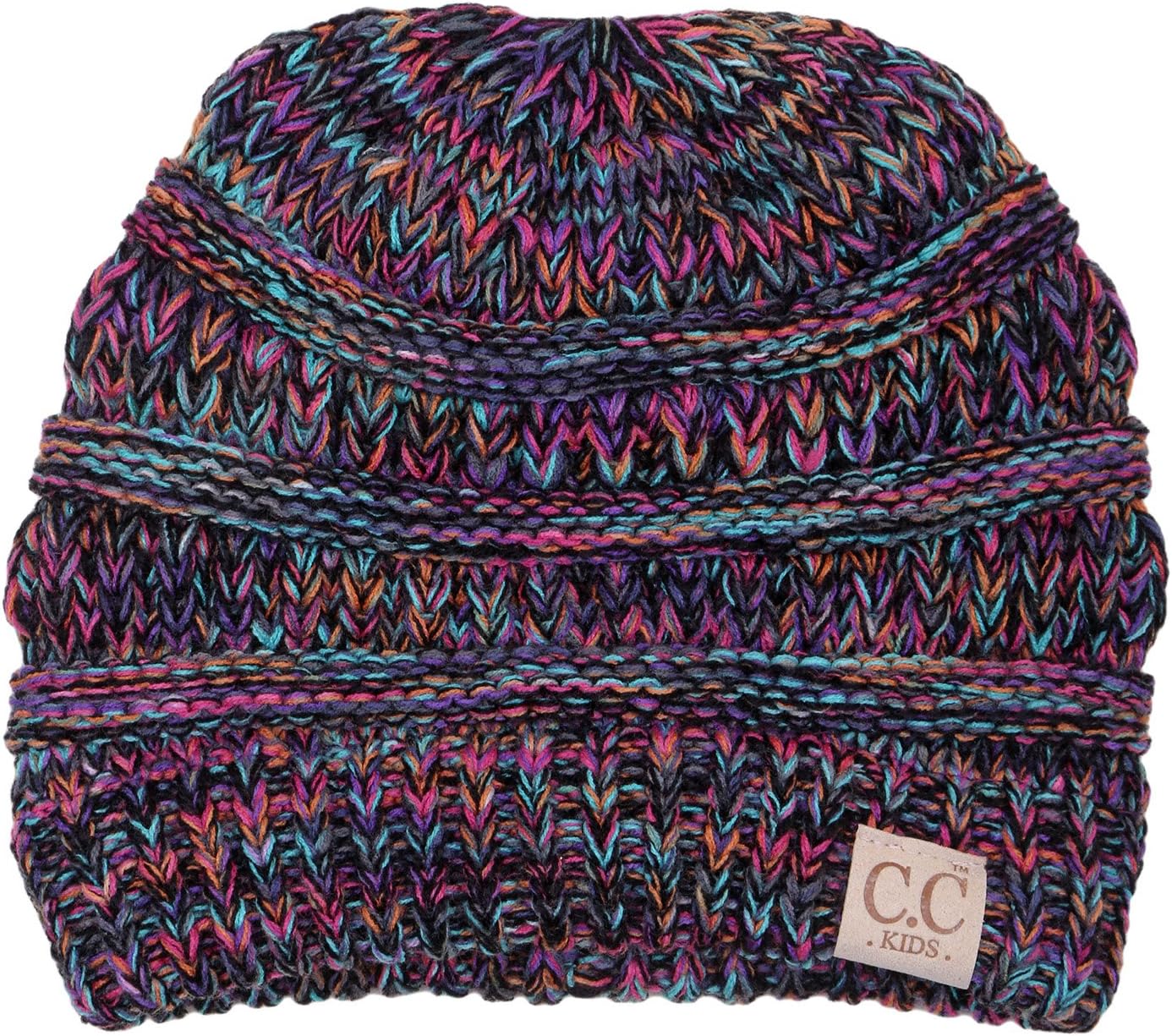 Kids Cozy Ribbed Beanie - Warm Winter Knit Cap for Toddlers