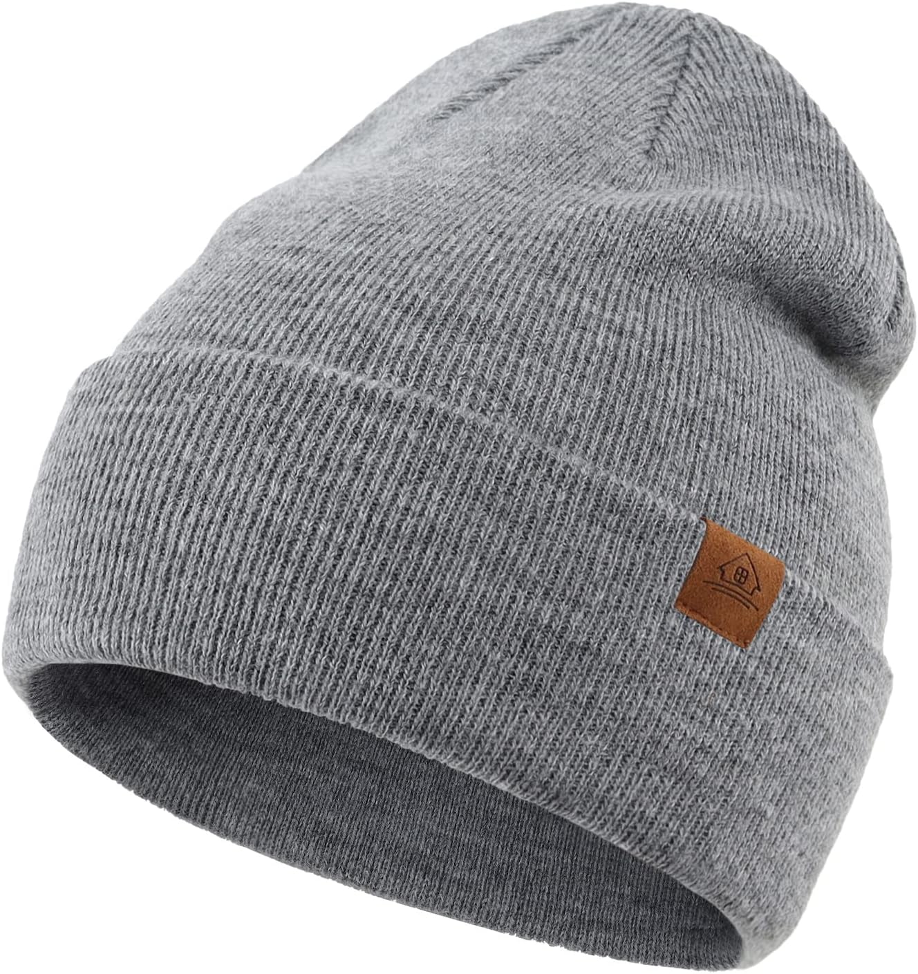 Toddler Beanie for Boys Girls Baby Boys Baby Girls Beanies Winter Hat Warm Knit Cuff Beanie 0-2T Light Grey