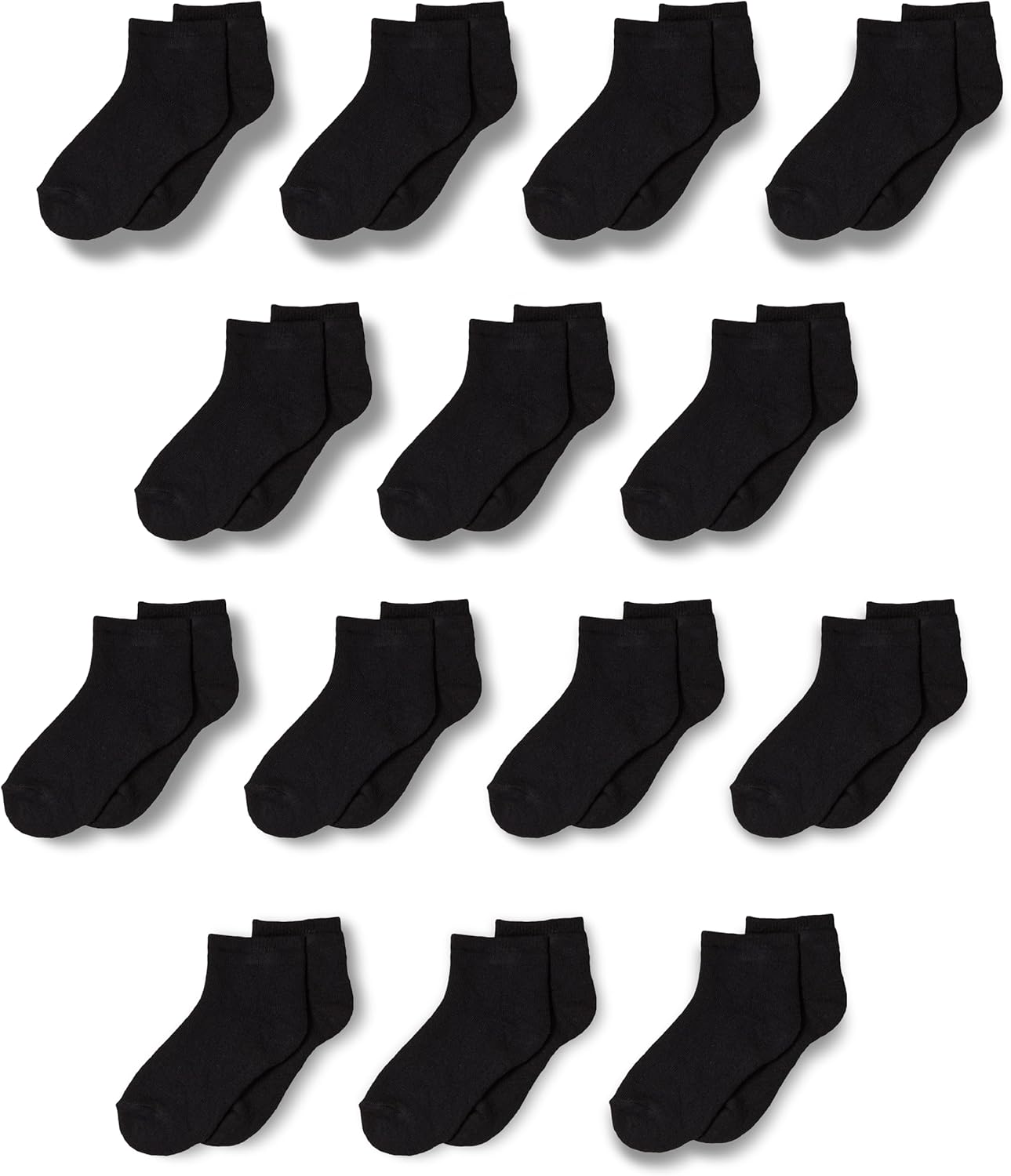 Unisex Kids and Toddlers' Cotton Ankle Socks, 14 Pairs