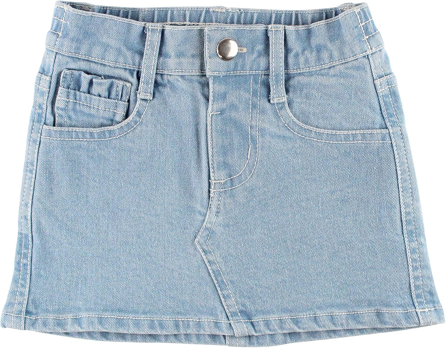 Baby/Toddler Girls Stretch Denim Jean Skirt 3T Light Wash