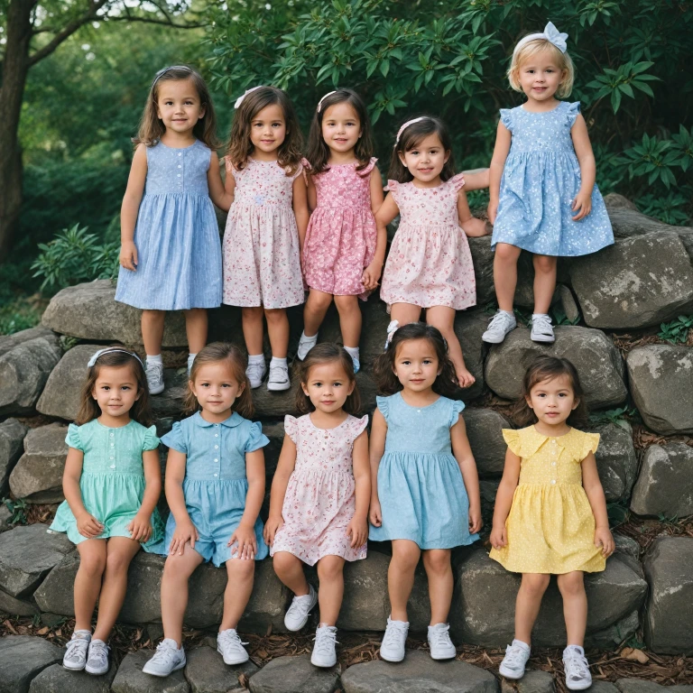 Charming Cotton Outfits for Kids