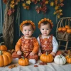 Elegant infant thanksgiving clothes for memorable first family celebrations