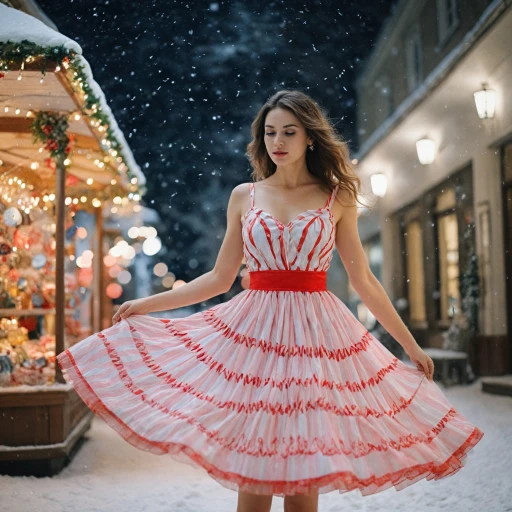 The Enchanting Allure of the Candy Cane Dress