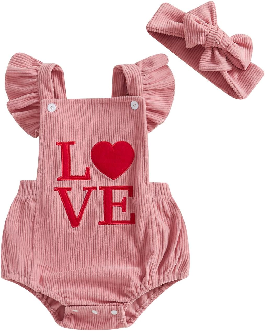 My First Thanksgiving Baby Girl Outfit Infant Turkey Onesie Bubble Romper Newborn Clothes for Girls Pink-love 3-6 Months