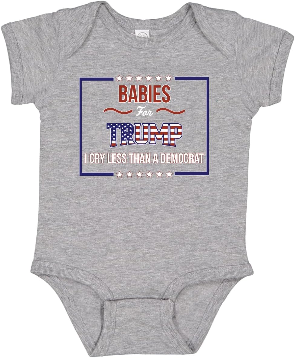 Babies for Political Youth Toddler Baby Creeper Boys Girls Infant Bodysuit Infant 18 Months Heather Grey