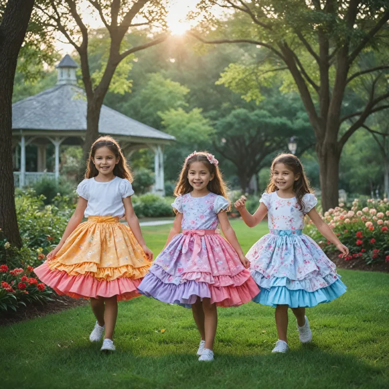 The Charm of the Bustle Skirt in Kids Fashion