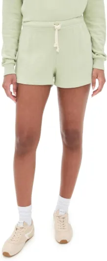Perfectwhitetee Women's French Terry Sweat Shorts Large Pistachio