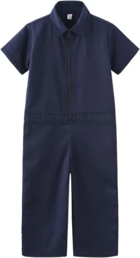 Kids Coveralls for Boys Girls, Baby Mechanic Boiler Suit Costume Jumpsuit for 2-5 3T Navy