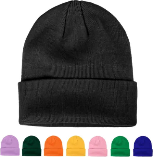 Toddler Beanie Baby Boys Girls Beanies Kids Winter Hats Children Knit Warm Caps Soft Ski Hat 1-black 6-15 Years