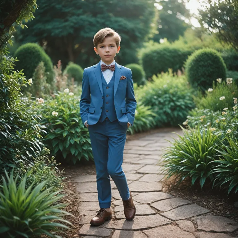 Charming Attire for Young Page Boys