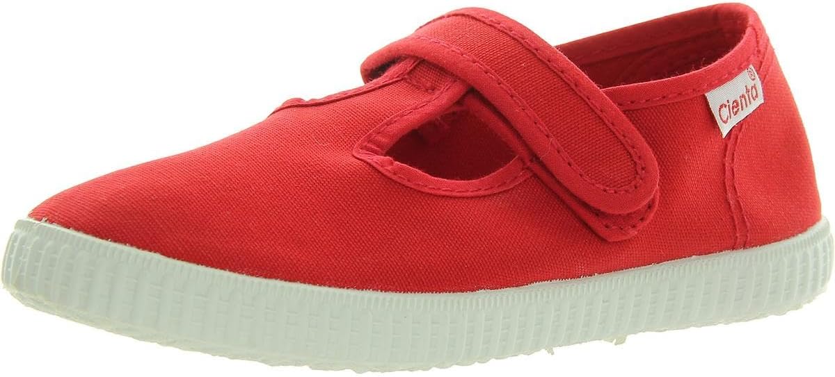 50000 – Infant/Little Kid/Toddler Shoes – Canvas Lining and Upper – Slide-in Design 1.5 Little Kid Red
