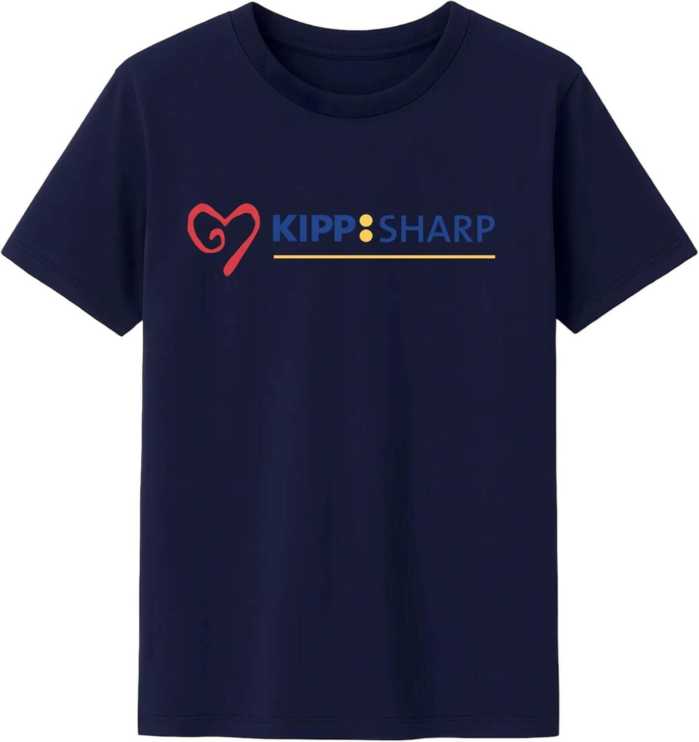 Unisex-Child Kipp Youth Sharpcollege Prep Short Sleeve Spirit Tee 4T Navy (Sharpcollege Prep)