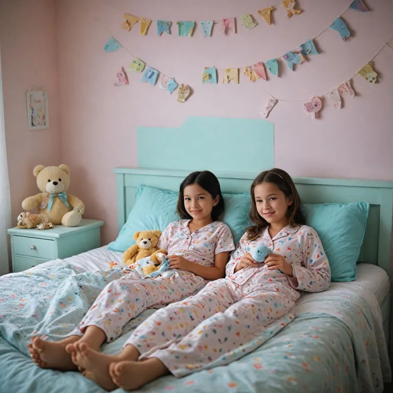 Charming bows pyjamas: a sweet touch for kids' bedtime style