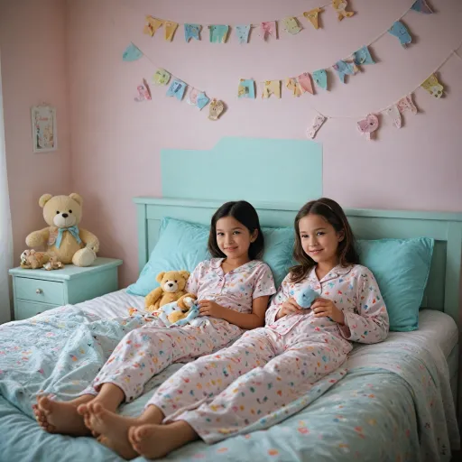Charming bows pyjamas: a sweet touch for kids' bedtime style