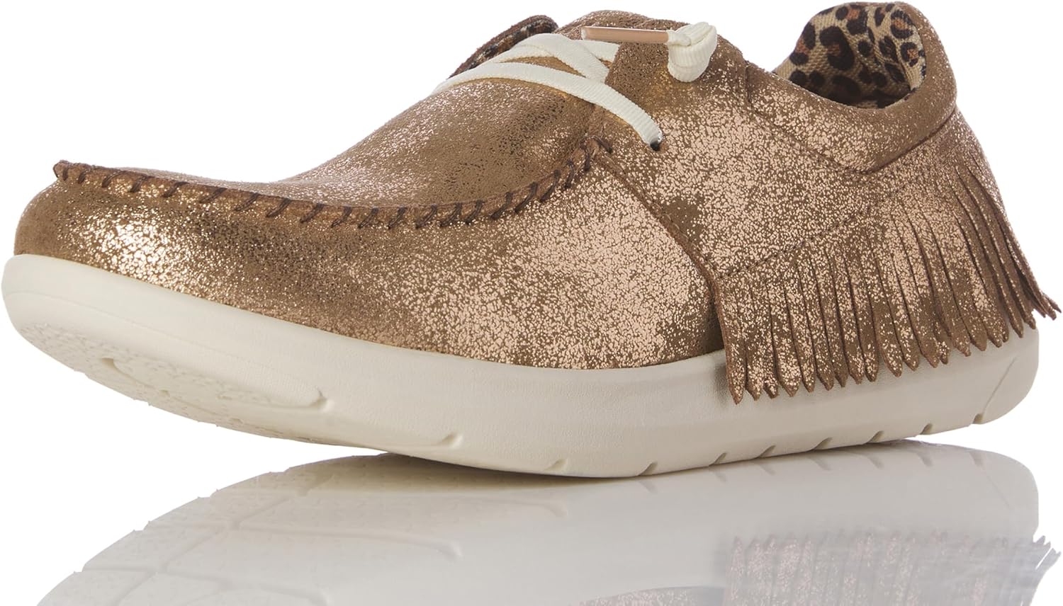 Women's Hilo Fringe 9.5 Foiled Rose