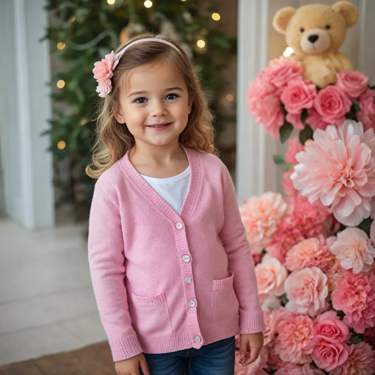 Why a pink cashmere cardigan is a must-have for every stylish child