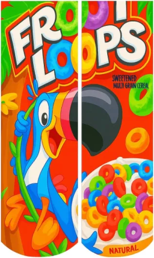 Kids Teens Adult Socks Mid Crew 3D Print Fits Men Women Boys Girls Youth Children Funny Novelty Over 70 Designs 3-9 Years Fruit Loops