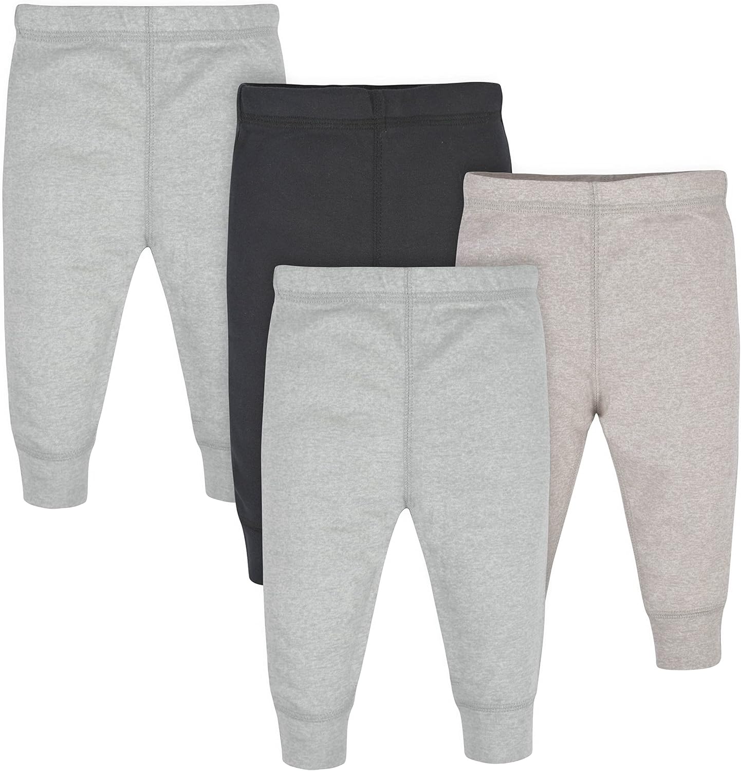 Baby Boys' Active Pants (Multi-Pack) Gray Heather/Black Newborn