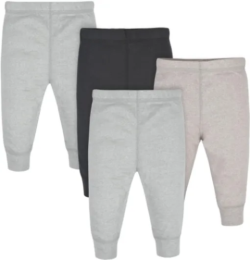 Baby Boys' Active Pants (Multi-Pack) Gray Heather/Black Newborn