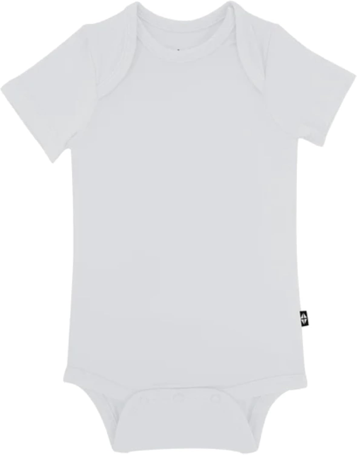 Short Sleeve Unisex Baby Bodysuits, Rayon Made From Bamboo Material Storm 3-6 Months