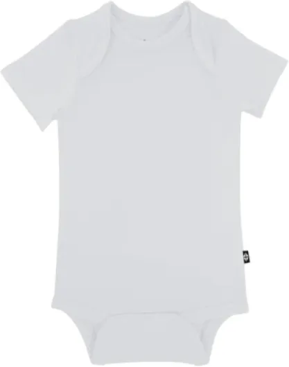 Short Sleeve Unisex Baby Bodysuits, Rayon Made From Bamboo Material Storm 3-6 Months