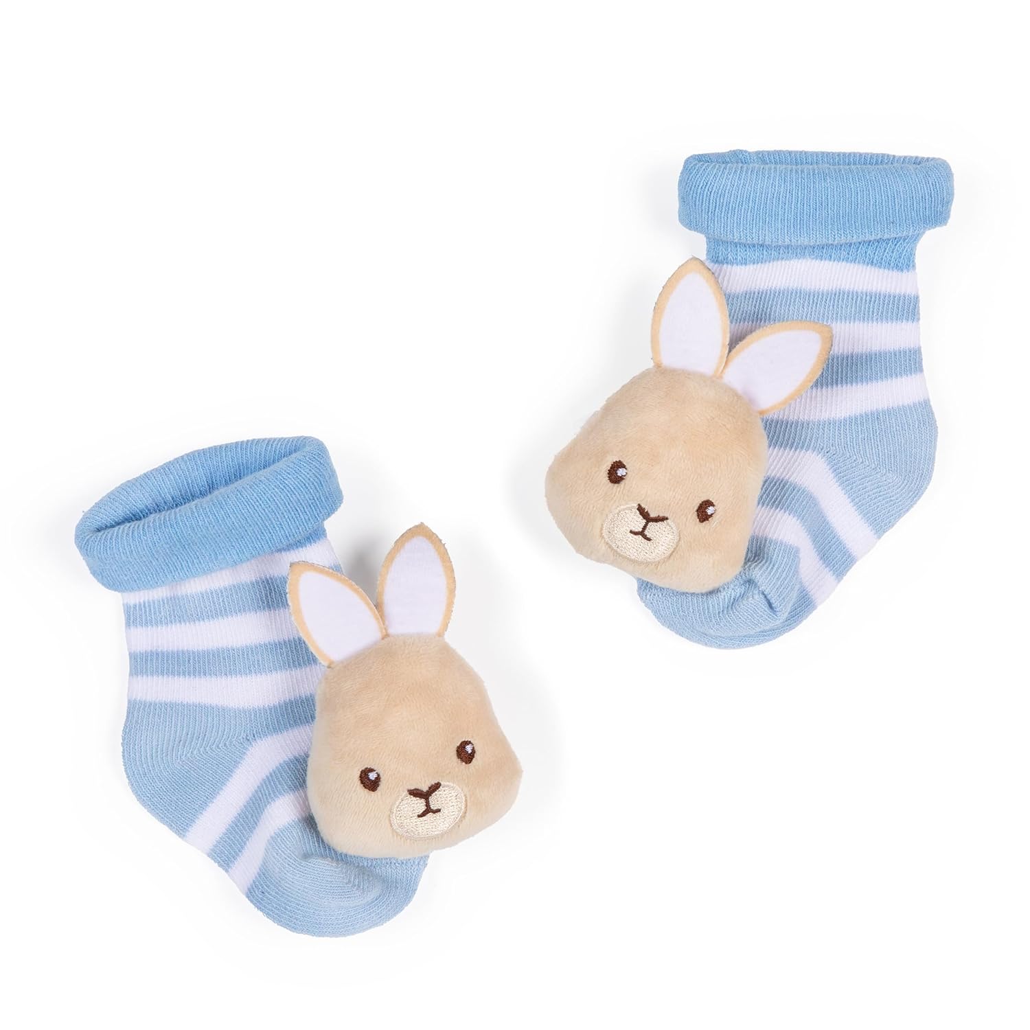 Beatrix Potter Peter Rabbit Baby Foot Rattles Soft Baby Sock Feet Rattles Newborn to 9 Months